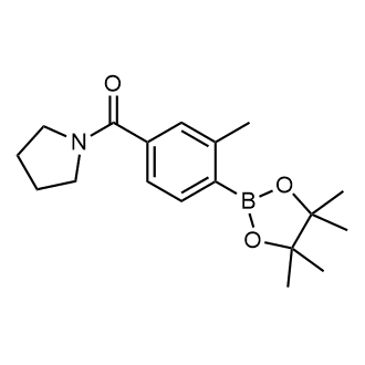 1-[[3-Methyl-4-(tetramethyl-1,3,2-dioxaborolan-2-yl)phenyl]carbonyl]pyrrolidine|CS-0177598
