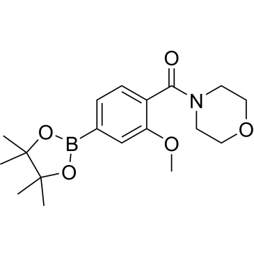 4-{[2-Methoxy-4-(tetramethyl-1,3,2-dioxaborolan-2-yl)phenyl]carbonyl}morpholine|CS-0177606
