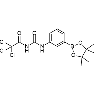 1-[3-(Tetramethyl-1,3,2-dioxaborolan-2-yl)phenyl]-3-(trichloroacetyl)urea|CS-0177612
