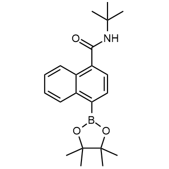 N-(tert-Butyl)-4-(4,4,5,5-tetramethyl-1,3,2-dioxaborolan-2-yl)-1-naphthamide|CS-0177613