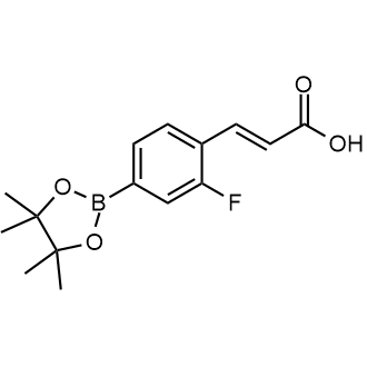 2-Fluoro-4-(tetramethyl-1,3,2-dioxaborolan-2-yl)cinnamic acid|CS-0177666