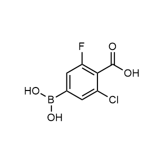 2-Chloro-4-(dihydroxyboranyl)-6-fluorobenzoic acid|CS-0177669