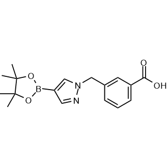 3-[4-(4,4,5,5-Tetramethyl-[1,3,2]dioxaborolan-2-yl)-pyrazol-1-ylmethyl]-benzoic acid|CS-0177695