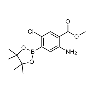 Methyl 2-amino-5-chloro-4-(tetramethyl-1,3,2-dioxaborolan-2-yl)benzoate|CS-0177738
