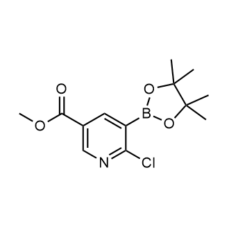 Methyl 6-chloro-5-(4,4,5,5-tetramethyl-1,3,2-dioxaborolan-2-yl)nicotinate|CS-0177753
