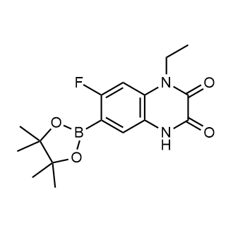 1-Ethyl-7-fluoro-6-(tetramethyl-1,3,2-dioxaborolan-2-yl)-4H-quinoxaline-2,3-dione|CS-0177803
