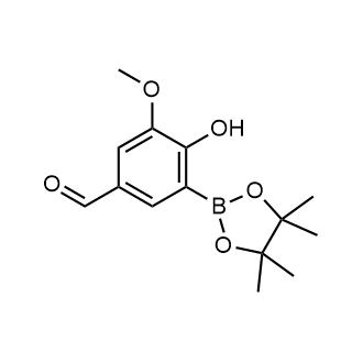 4-Hydroxy-3-methoxy-5-(tetramethyl-1,3,2-dioxaborolan-2-yl)benzaldehyde|CS-0177822