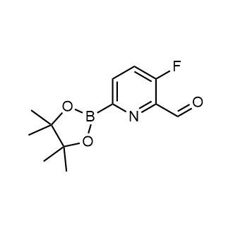 3-fluoro-6-(tetramethyl-1,3,2-dioxaborolan-2-yl)pyridine-2-carbaldehyde|CS-0177838