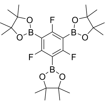 2,2',2''-(2,4,6-Trifluorobenzene-1,3,5-triyl)tris(4,4,5,5-tetramethyl-1,3,2-dioxaborolane)|CS-0177925