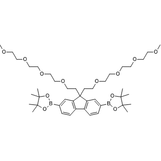 2,2'-(9,9-Di(2,5,8,11-tetraoxatridecan-13-yl)-9H-fluorene-2,7-diyl)bis(4,4,5,5-tetramethyl-1,3,2-dioxaborolane)|CS-0178016