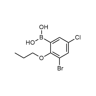 3-Bromo-5-chloro-2-propoxyphenylboronic acid|CS-0178157