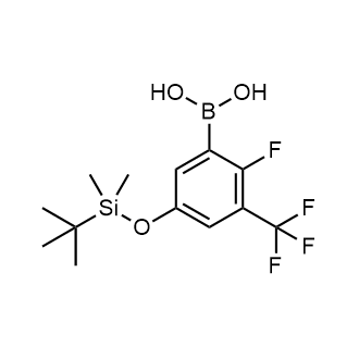 5-(t-Butyldimethylsilyloxy)-2-fluoro-3-(trifluoromethyl)phenylboronic acid|CS-0178256