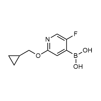 2-(Cyclopropylmethoxy)-5-fluoropyridine-4-boronic acid|CS-0178314