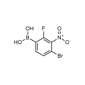 4-Bromo-2-fluoro-3-nitrophenylboronic acid|CS-0178345