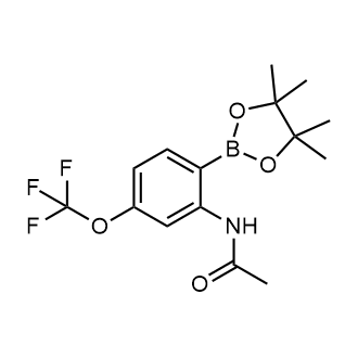 N-(2-(4,4,5,5-Tetramethyl-1,3,2-dioxaborolan-2-yl)-5-(trifluoromethoxy)phenyl)acetamide|CS-0178559