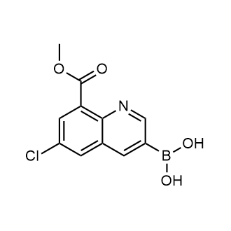 6-Chloro-8-(methoxycarbonyl)quinoline-3-boronic acid|CS-0178843