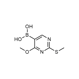 4-Methoxy-2-(methylthio)pyrimidin-5-ylboronic acid|CS-0178896