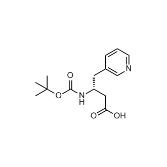 (R)-3-((tert-Butoxycarbonyl)amino)-4-(pyridin-3-yl)butanoic acid|CS-0179076