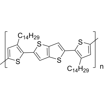 Poly[2,5-bis(3-tetradecylthiophen-2-yl)thieno[3,2-b]thiophene]|CS-0179775