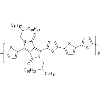 Poly{2,2'-[(2,5-bis(2-octyldodecyl)-3,6-dioxo-2,3,5,6- tetrahydropyrrolo[3,4-c]pyrrole-1,4-diyl)]dithiophene-5,5'-diyl-alt-2,2'-bithiophene-5,5'-diyl}|CS-0179784