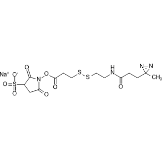 Sulfo-SDAD(Sulfo-NHS-SS-Diazirine) (sulfosuccinimidyl 2-[(4,4'-azipentanamido)ethyl]-1,3'-dithiopropionate]|CS-0181317