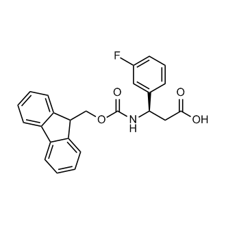 (R)-3-((((9H-Fluoren-9-yl)methoxy)carbonyl)amino)-3-(3-fluorophenyl)propanoic acid|CS-0181521