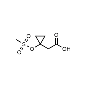 2-(1-((Methylsulfonyl)oxy)cyclopropyl)acetic acid|CS-0181573