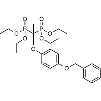 Tetraethyl (1-(4-(benzyloxy)phenoxy)ethane-1,1-diyl)bis(phosphonate)|CS-0181591