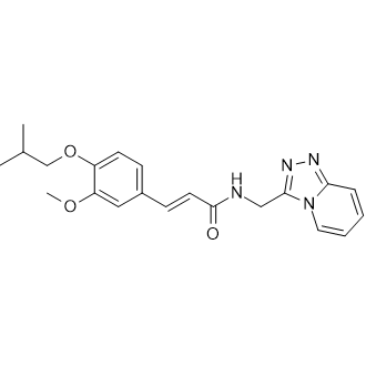 N-([1,2,4]Triazolo[4,3-a]pyridin-3-ylmethyl)-3-(4-isobutoxy-3-methoxyphenyl)acrylamide|CS-0181628