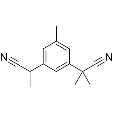 2-(3-(1-Cyanoethyl)-5-methylphenyl)-2-methylpropanenitrile Anastrozole Impurity|CS-0181853