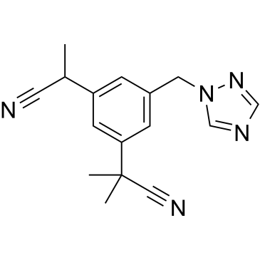 2-[3-(1-Cyanoethyl)-5-(1H,1,2,4-triazole-1-ylmethyl)phenyl]-2-methylpropionitrile Anastrozole Impurity|CS-0181854