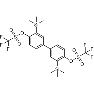 3,3'-Bis(trimethylsilyl)-[1,1'-biphenyl]-4,4'-diyl bis(trifluoromethanesulfonate)|CS-0182186