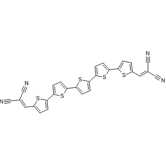 5,5′′′′-Bis(2′′′′′,2′′′′′-dicyanovinyl)-2,2′:5′,2′′:5′′,2′′′:5′′′,2′′′′-quinquethiophene DCV5T|CS-0182528