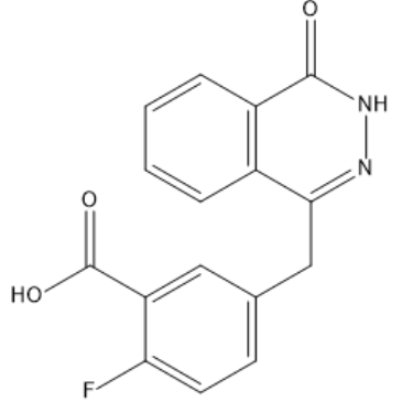 2-Fluoro-5-((4-oxo-3,4-dihydrophthalazin-1-yl)methyl)benzoic acid Olaparib Impurity|CS-0182675