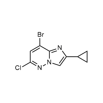 8-Bromo-6-chloro-2-cyclopropylimidazo[1,2-b]pyridazine|CS-0183346
