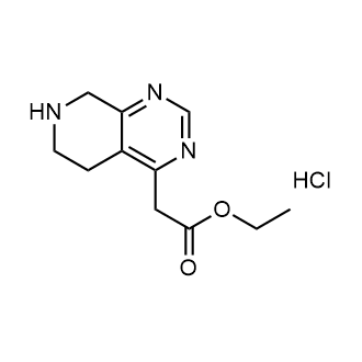 Ethyl 2-(5,6,7,8-tetrahydropyrido[3,4-d]pyrimidin-4-yl)acetate hydrochloride|CS-0183666