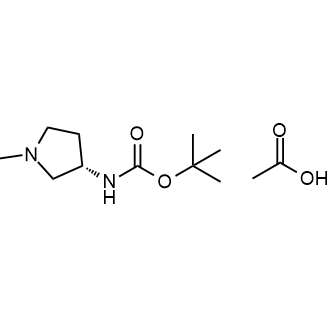Acetic acid tert-Butyl n-[(3S)-1-methylpyrrolidin-3-yl]carbamate|CS-0183946
