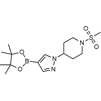 1-Methanesulfonyl-4-[4-(tetramethyl-1,3,2-dioxaborolan-2-yl)-1H-pyrazol-1-yl]piperidine|CS-0183974