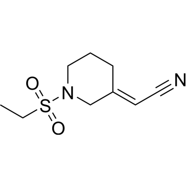 2-[(3Z)-1-(ethanesulfonyl)piperidin-3-ylidene]acetonitrile|CS-0184186