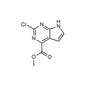Methyl 2-chloro-7H-pyrrolo[2,3-d]pyrimidine-4-carboxylate|CS-0184715