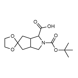2-[(tert-Butoxy)carbonyl]-hexahydro-1H-spiro[cyclopenta[c]pyrrole-5,2'-[1,3]dioxolane]-3-carboxylic acid|CS-0184824