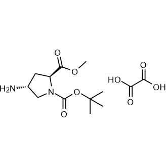 O1-tert-Butyl O2-methyl (2S,4R)-4-aminopyrrolidine-1,2-dicarboxylate oxalic acid|CS-0184916