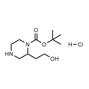 tert-Butyl 2-(2-hydroxyethyl)piperazine-1-carboxylate hydrochloride|CS-0184937