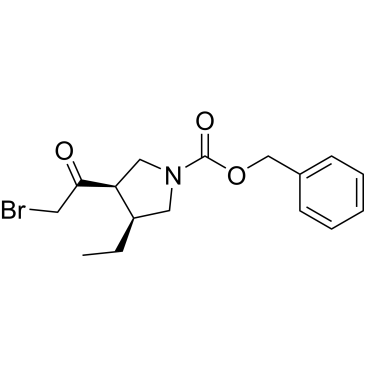 Benzyl (3R,4S)-3-(2-bromoacetyl)-4-ethylpyrrolidine-1-carboxylate|CS-0184957