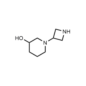 1-(Azetidin-3-yl)piperidin-3-ol|CS-0185369