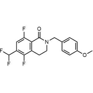 6-(Difluoromethyl)-5,8-difluoro-2-[(4-methoxyphenyl)methyl]-3,4-dihydroisoquinolin-1-one|CS-0185549