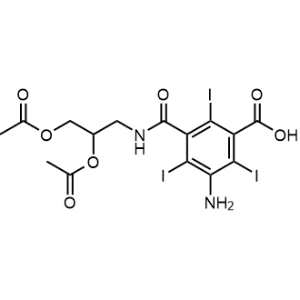 3-Amino-5-[[[2,3-bis(acetyloxy)propyl]amino]carbonyl]-2,4,6-triiodo-benzoic acid|CS-0185920