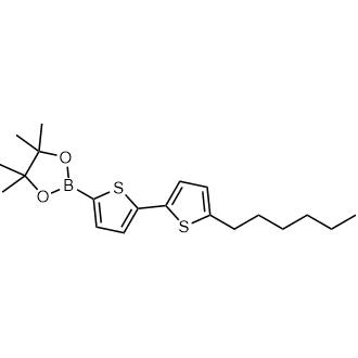 2-(5'-Hexyl-[2,2'-bithiophen]-5-yl)-4,4,5,5-tetramethyl-1,3,2-dioxaborolane|CS-0186428