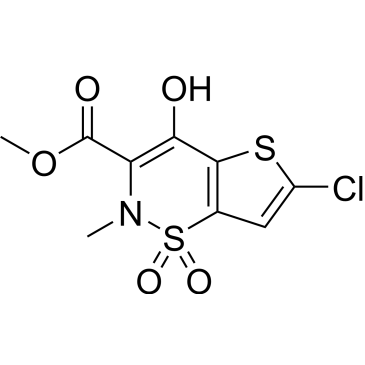 6-Chloro-4-hydroxy-2-methyl-2H-thieno[2,3-e]-1,2-thiazine-3-carboxylic acid methyl ester 1,1-dioxide|CS-0187205