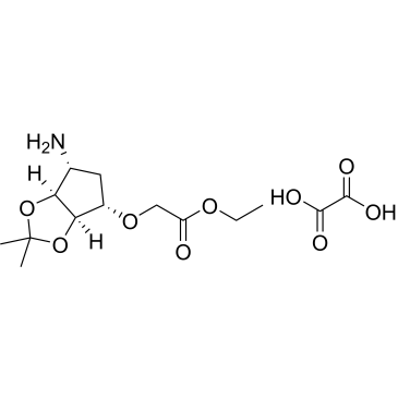 Ethyl 2-(((3aR,4S,6R,6aS)-6-amino-2,2-dimethyltetrahydro-3aH-cyclopenta[d][1,3]dioxol-4-yl)oxy)acetate oxalate|CS-0187393